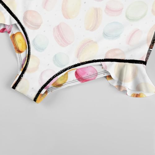Image of Girls One Piece Swimsuit Lovely Cute Animals Ruffles Swimwear Bathing Suits 3-12 Years