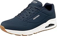 Skechers Men's Uno Stand on Air Sneaker, Navy Durabuck Trim, 10 UK