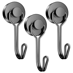 Grtard 3er-Pack Magnetische Haken 25 Pfund