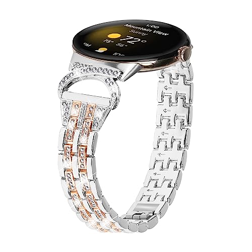 FitTurn Correa Metal para Google Pixel Watch 41mm miniatura 1