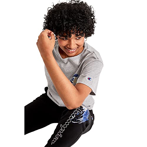 Jogger Champion noir Powerblend avec logo imprimé taille XL
