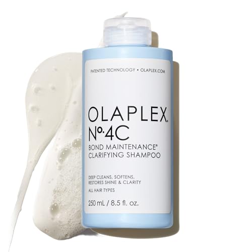 Olaplex Nº.4C Bond Maintenance™ Clarifying Deep Cleansing Shampoo | Removes Damage Causing Impurities & Buildup | Helps Restore Color vibrancy | For Coily, Curly, Straight, and Wavy