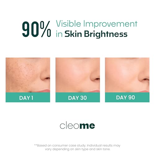Image of Cleome Skin Brightening Cream for Women & Men with Kojic Acid, Glycolic Acid & Alpha Arbutin | Pigmentation Cream for Dark Spots & Uneven Tone | Non-Comedogenic | Dry, Oily, Acne Prone & Normal Skin | 50ml