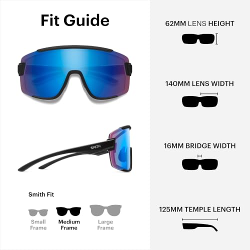 Image of SMITH Wildcat Sunglasses with ChromaPop Shield Lens