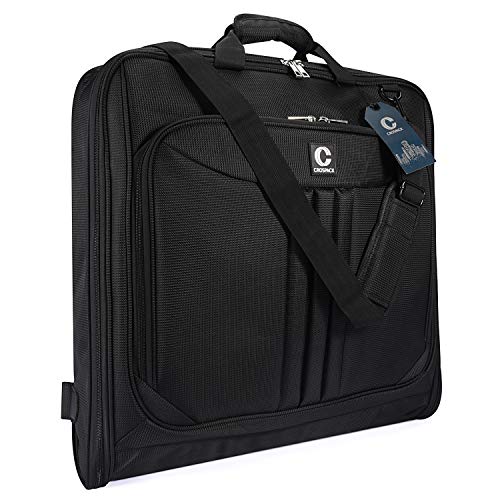 Crospack 2019 UPGRADE Suit Carry On Garment Bag for Travel Foldable