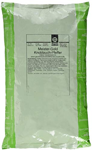 Knoblauch Peffer 2 kg Meister Gold - Moguntia 1er Pack 2kgKnoblauch Peffer 2 kg Meister Gold...