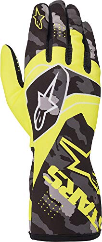 Alpinestars TECH-1 K RACE S.V2 C gants orange pour vos sessions de karting sur piste