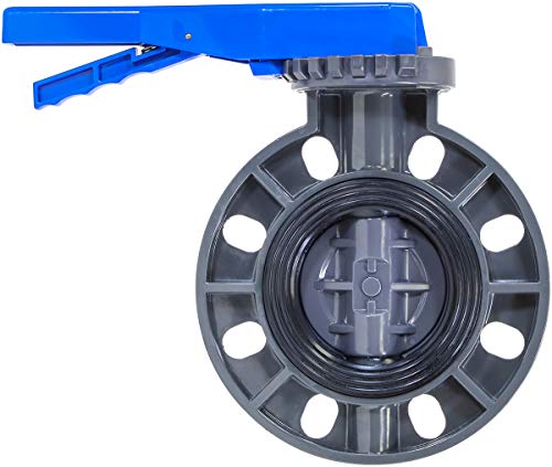 Irrigationking Rklv4B Pvc Butterfly Valve, 4" #TOP1