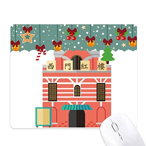Tapis de souris de jeu Red House Taiwan fini les glissements en caoutchouc