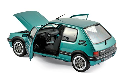 PEUGEOT Véhicule Miniature 205 GTI Griffe 1.9L 1990 - Vert - Echelle 1:18 NOREV - Exclusivité Internet
