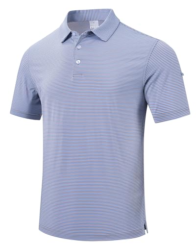 Image of Polo Shirts for Boys Golf Polo Shirt Short Sleeve Boys Performance Polo Dry Fit Stretch Collared UPF50+ Kids Golf Shirts