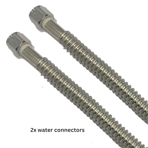 CMI Inc - 3/4 Inch IPS Female Threaded Complete Tankless Water Heater Valve Kit with Pressure Relief Valve Water and Gas Connectors - Compatible with Most Tankless Water Heater Brands