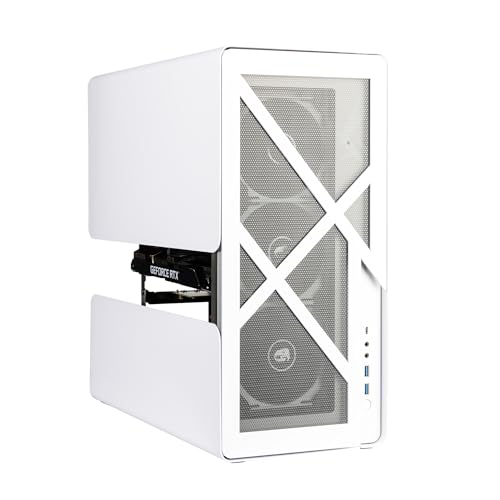 Image of Velztorm White Addux Open-Air Design Custom Gaming Desktop Liquid-Cooled (AMD Ryzen 9-5900X 12-Core, RTX 3070 8GB, 64GB DDR4, 1TB PCIe SSD, 360mm AIO, VR Ready, 750W PSU, WiFi-N, Win10H)