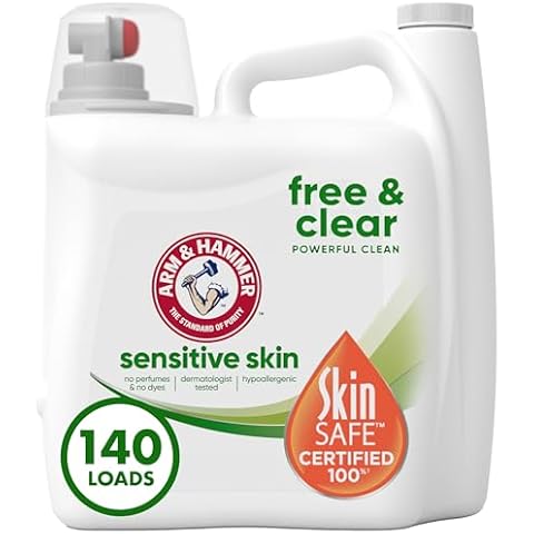 Arm & Hammer Sensitive Skin Free & Clear Liquid Laundry Detergent Cover