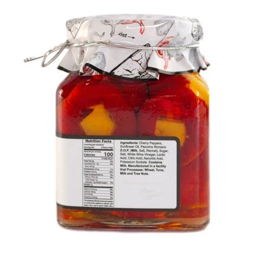 Giusto Sapore Peppers Stuffed w/Pecorino Romano -10 oz - 6-Pack