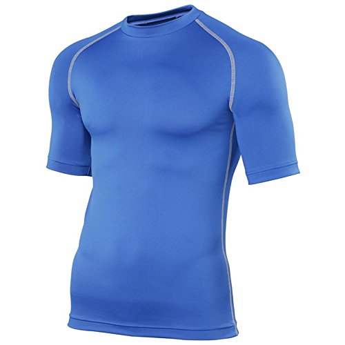 Couche de base adulte Rhino bleu t-shirt technique de sport respirant taille L marine