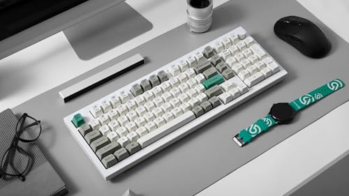 Clavier sans fil Keychron Q5 Max blanc pour bureau Mac et Windows élégant