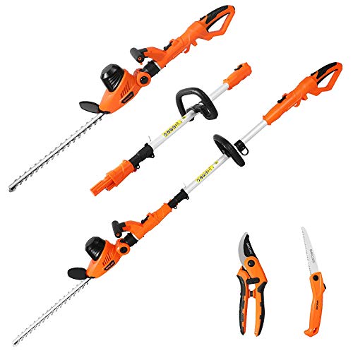 garcare corded hedge trimmer