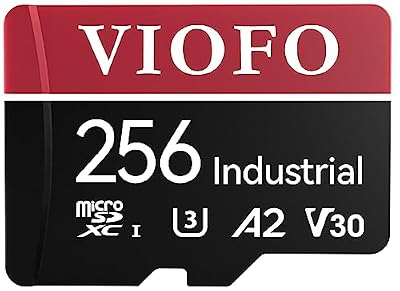 VIOFO 256GB Industrial Grade High Endurance microSDXC Card for Dash Cam & Security Camera, U3 A2 V30, up to 100MB/s, 4K UHD & Continuous Loop Recording, High Temperature Resistant, Adapter Included