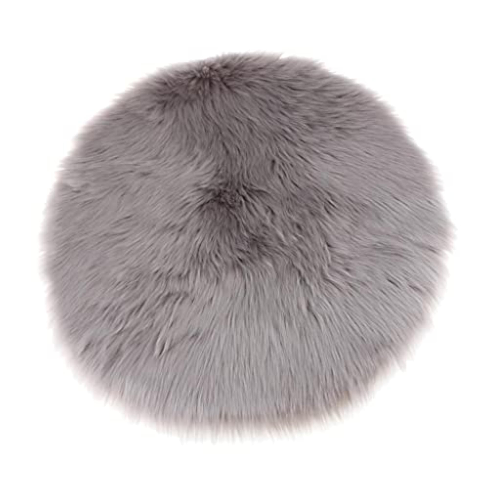 Faux Fur Seat Cushion Pad, Artificial Plush Seat Mat