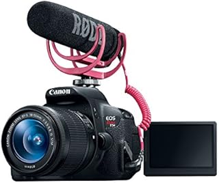 Canon EOS Rebel T5i Video Creator Kit with 18-55mm Lens, Rode VIDEOMIC GO and Sandisk 32GB SD Card Class 10