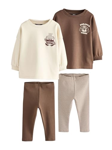 Haut à manches longues et leggings garçon ensemble 2 pièces souple et résistant
