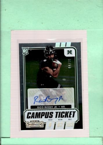 2021 Panini Contenders Draft College Ticket Campus #176 Rico Bussey Jr. MINT Auto SER/99 Hawaii Rainbow Warriors Football