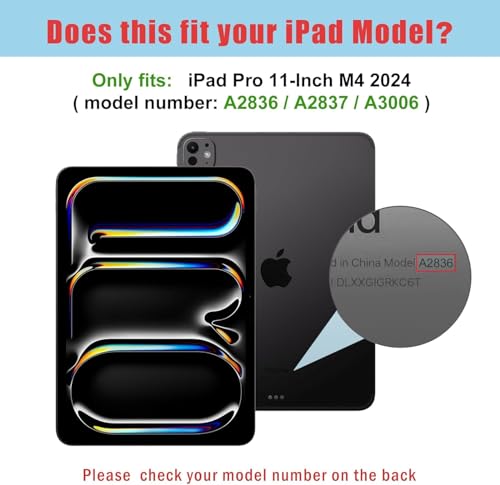 Image of VERTUS Premium Tempered Glass Screen Protector for Apple iPad Pro 11 M4 (5th Gen. 2024) (A2836, A2837) with Anti-Scratch & Smudge Proof Coating