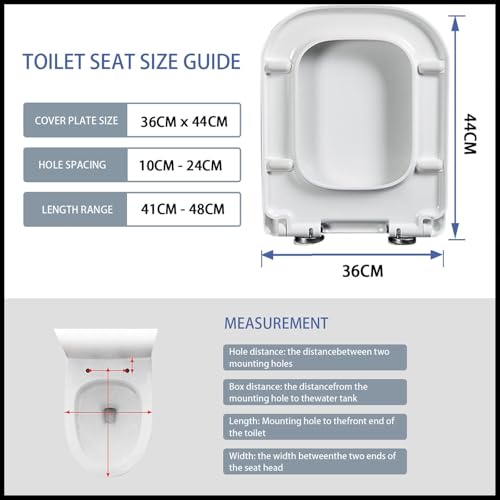 Abattant de toilette à fermeture douce et dégagement rapide STA - 3