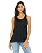 Bella + Canvas Womens 3.7 oz. Flowy Racerback Tank (B8800) -BLACK -L