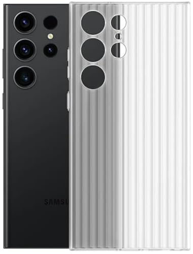 Image of Kapa Wave Frosted Grip Back Cover for Samsung Galaxy S24 Ultra | Ultra Slim [with Metal Buttons] Matte Finish Back Case (White)