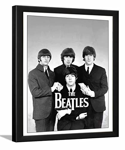 zig zag Poster encadré The Beatles 3 groupe de rock – Cadeau pour les amateurs de musique – Taille L (50,8 x 35,6 cm) - Les Beatles, Paul McCartney, John Lennon, RIngo Starr, George Harrison zig zag Poster encadré The Beatles 3 groupe de rock - Cadeau pour les amateurs de musique - Taille L (50,8 x 35,6 cm)