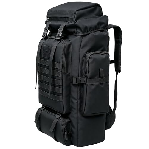 Ogetok 80L Hiking Backpack Camping Rucksack, 80 liters Large Capacity Outdoor Knapsack Travel...