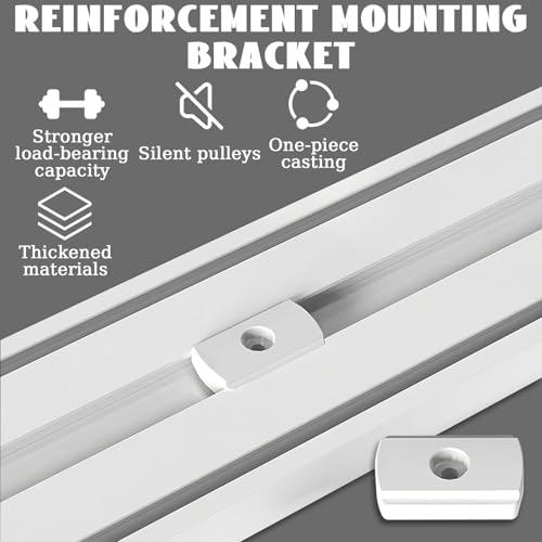 Système de tringle à rideaux double rail pour résoudre le manque d'intimité