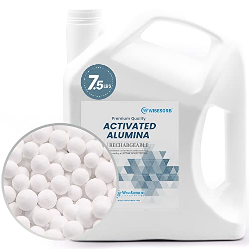 Wisesorb 7.5 LBS Activated Alumina Alumina Desiccant Great for Filament Drying Reusable Dessicant Dehumidifiers Desiccant Moisture Absorber Prevent Wet Filament
