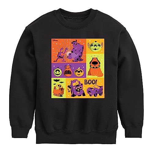 Disney Pixar - Halloween Movie Grid - Toddler & Youth Crewneck Fleece Sweatshirt