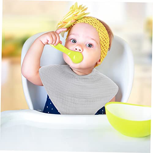 5pcs Bandana Bibs Soft Cotton Yarn Bibs for Newborns Super Absorbent and Comfortable for Feeding and Drooling Design for Easy Wear Mixed Colors3