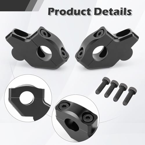 Riser elevadores de manillar para motocicleta de 22mm y extensión compensada CB500F 3