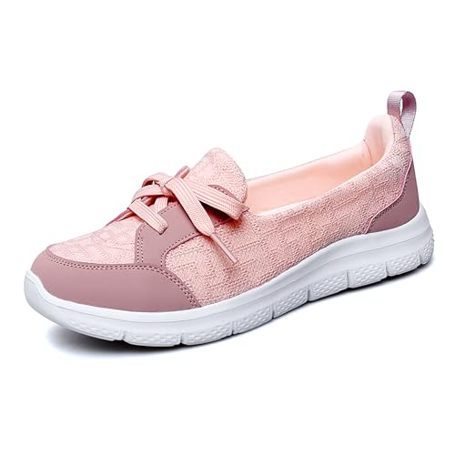 VARSKARC Womens Walking Shoes Ladies Fashion Sneakers Comfortable Slip On