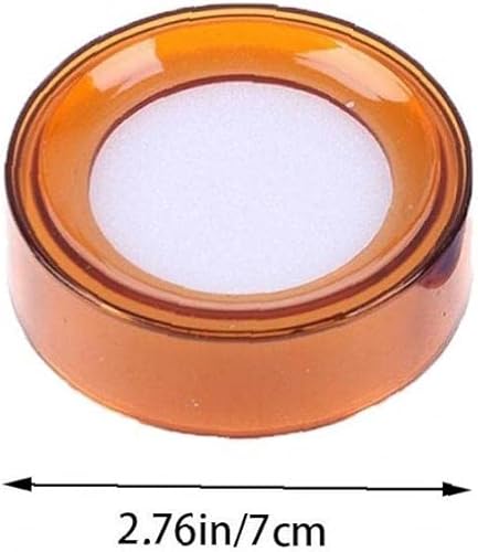 Miniatura 6 de TOSSPER Humedecedor de esponja húmeda para dedos, 2 unidades, para dinero, cajero, banco, conteo, documentos, billetes de dólar, marrón, 2 unidades