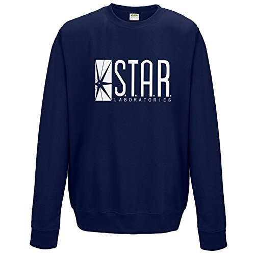 Ambrat The Flash TV Series S.T.A.R. Laboratories Sweat-shirt - Bleu - M