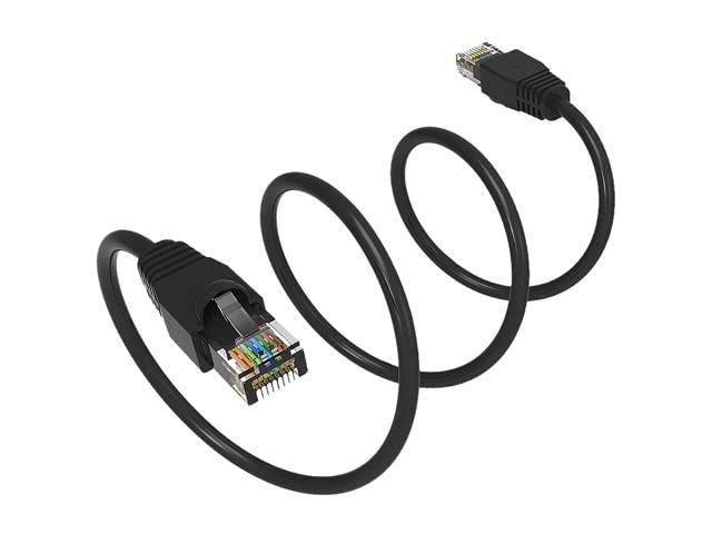 Cable de red Cat6A UTP 7 ft RJ45 Negro miniatura 2