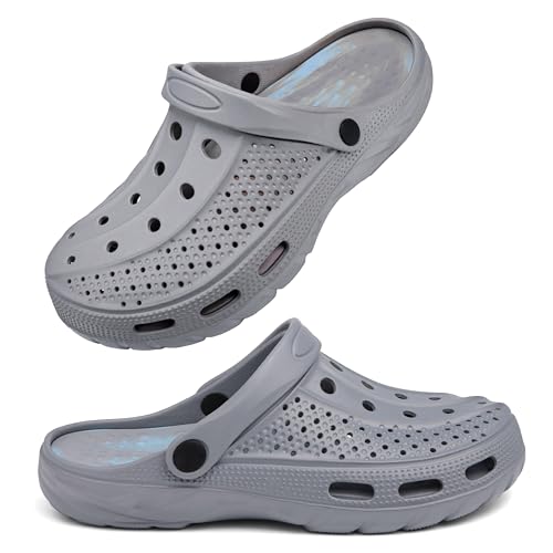 Image of INMINPIN Mens Womens Garden Clogs Shoes Beach Slippers Pool Water Sandals with Comfortable Arch Support Insole