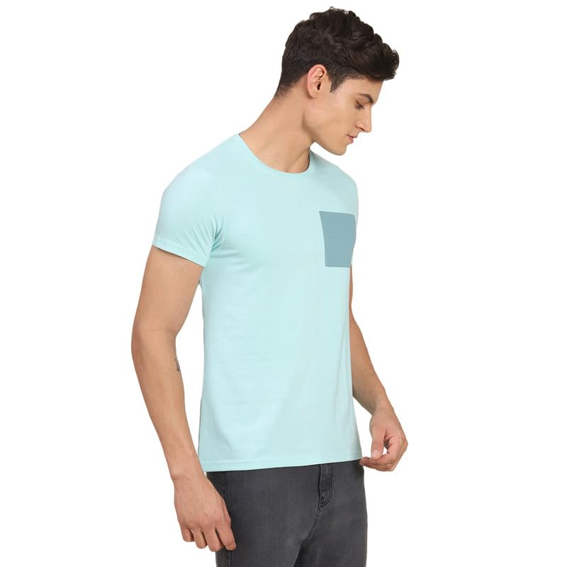 Image of Dennis Lingo Men's Slim Fit Pink T-Shirt