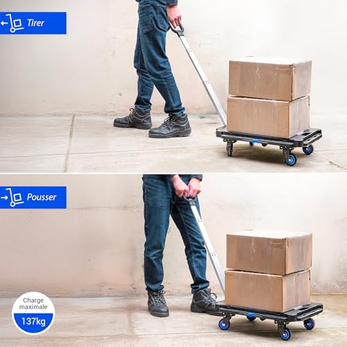 Chariot de rangement pliable HOSTRÖM avec charge 137kg