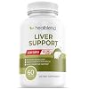 Liver Support - Natural Milk Thistle and Zinc Supplement - Helps Detox and Cleanse The Liver, Supports Digestive Health and Detoxification - 60 Veggie Capsules (30 Days Supply)