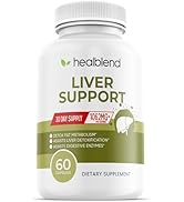 Liver Support - Natural Milk Thistle and Zinc Supplement - Helps Detox and Cleanse The Liver, Sup...