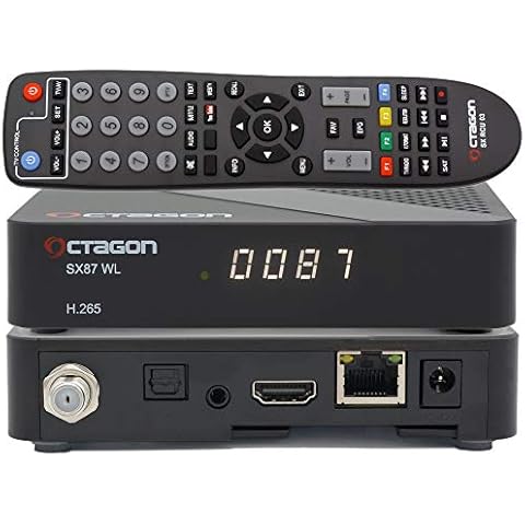 Decodificador Octagon SX87 HD WL H.265 S2+IP HEVC Cover