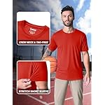 MAGCOMSEN Men's Short Sleeve UPF 50+ T-Shirt Quick Dry Rash Guard Athletic Running Swim Top Tee Performance Water Shirts - Image 5