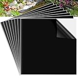 U0U 8 Pcs 10 x 10 Inches Pond Liner Repair Patch,Self-Adhesive PVC Pond Liner Repair Patch Kit,Waterproof Pond...
